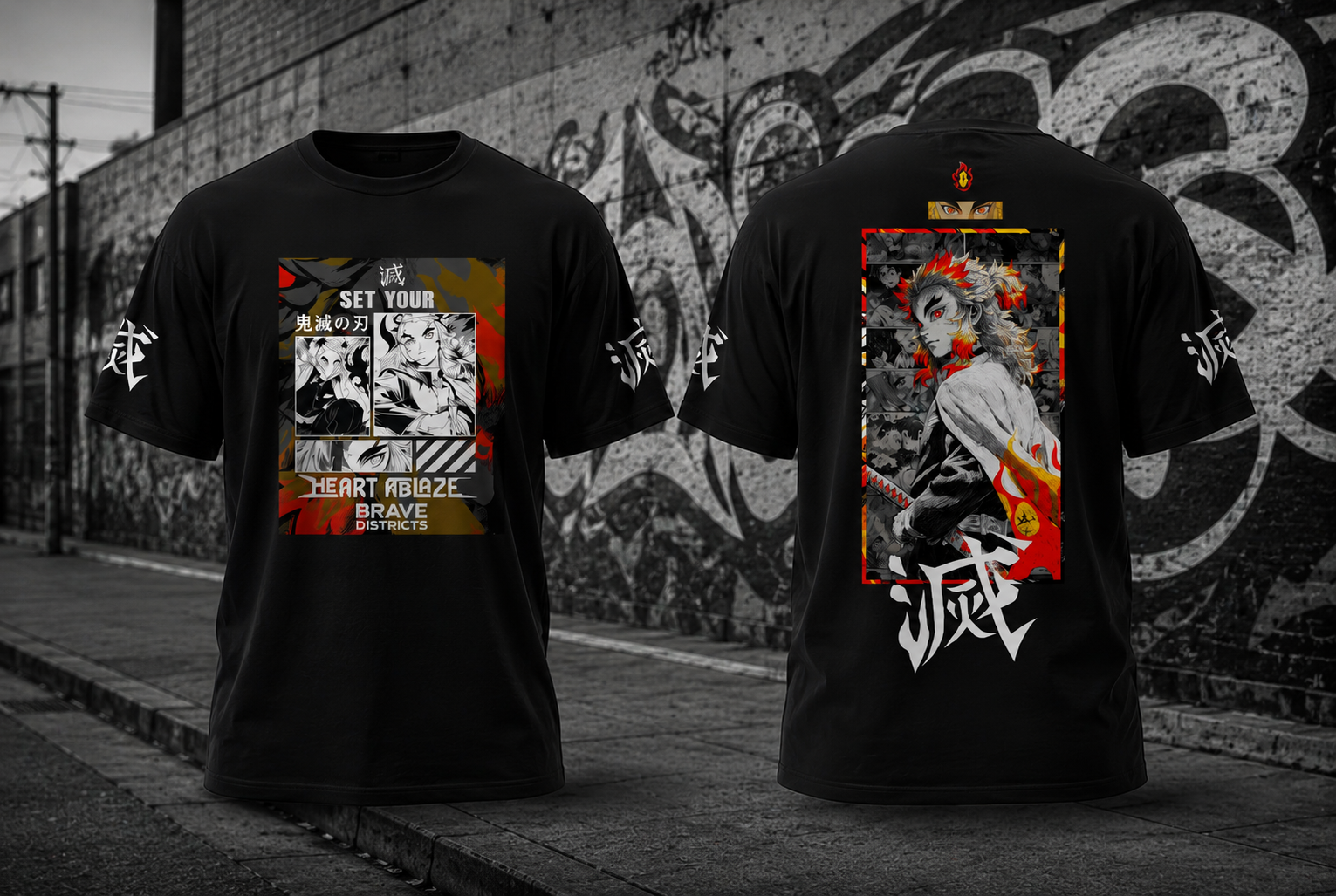 Polera Rengoku – Demon Slayer | Brave Districts